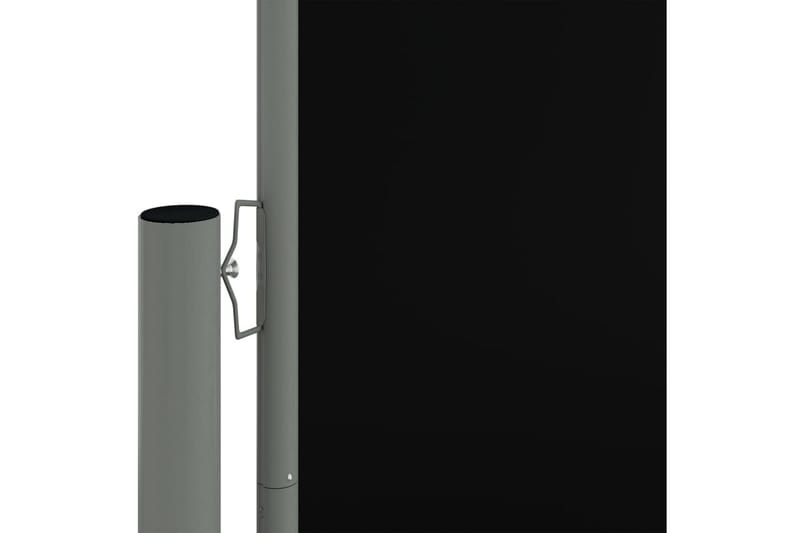 sammenrullelig sidemarkise 220x600 cm sort - Sort - Havemøbler - Solafskærmning - Markiser - Balkonmarkise