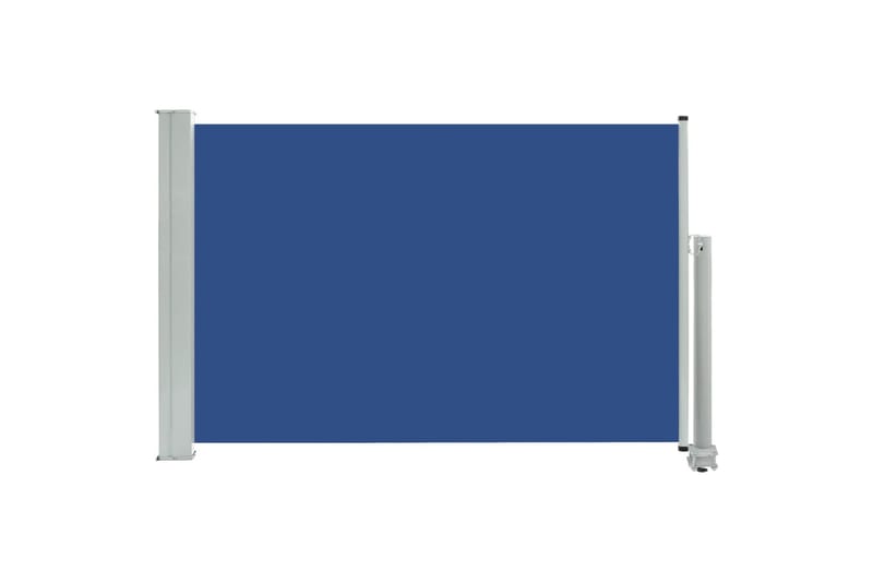 sammenrullelig sidemarkise 60 x 300 cm blå - Blå - Havemøbler - Solafskærmning - Markiser - Balkonmarkise