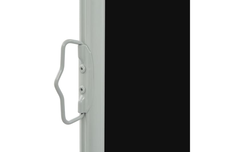 sammenrullelig sidemarkise 80 x 300 cm sort - Sort - Havemøbler - Solafskærmning - Markiser - Balkonmarkise