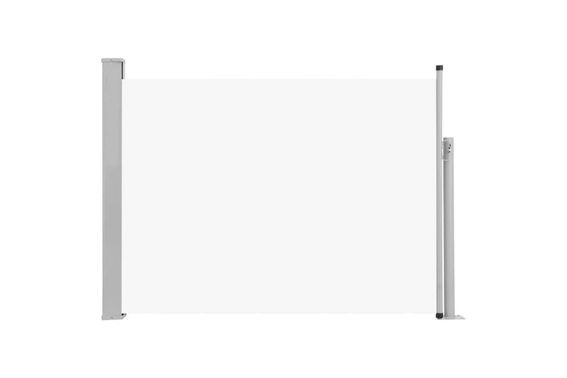 sammenrullelig sidemarkise til terrassen 100x500 cm cremefar - Creme - Havemøbler - Solafskærmning - Markiser - Balkonmarkise