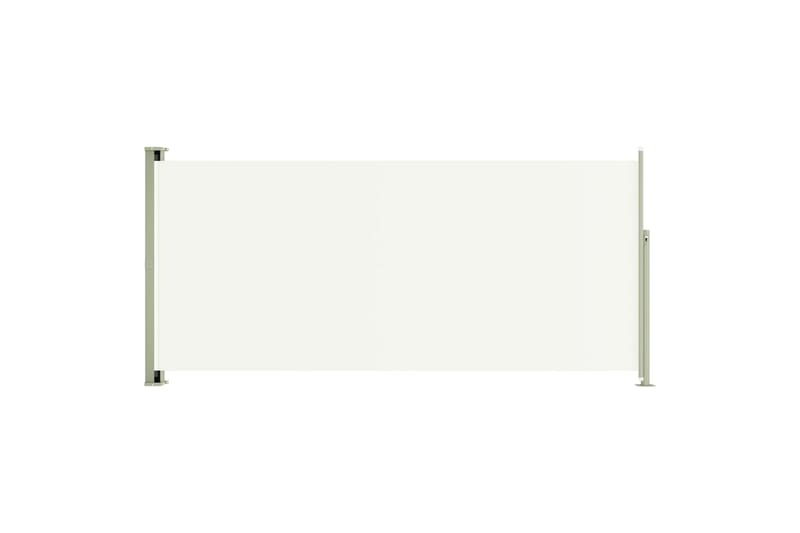 sammenrullelig sidemarkise til terrassen 117x300 cm cremefar - Creme - Havemøbler - Solafskærmning - Markiser - Balkonmarkise