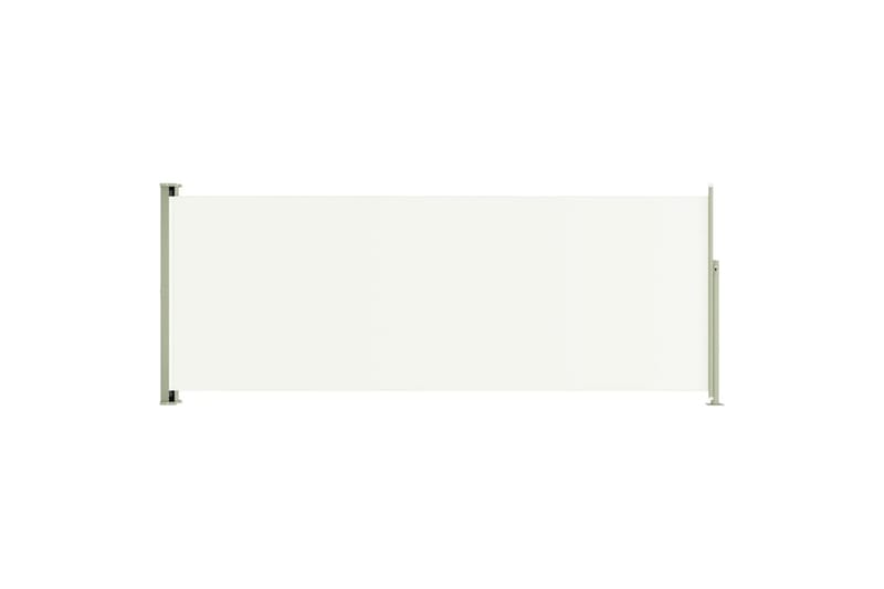 sammenrullelig sidemarkise til terrassen 117x300 cm Cremefar - Creme - Balkonmarkise - Markiser - Sidemarkise - Altanafskærmning