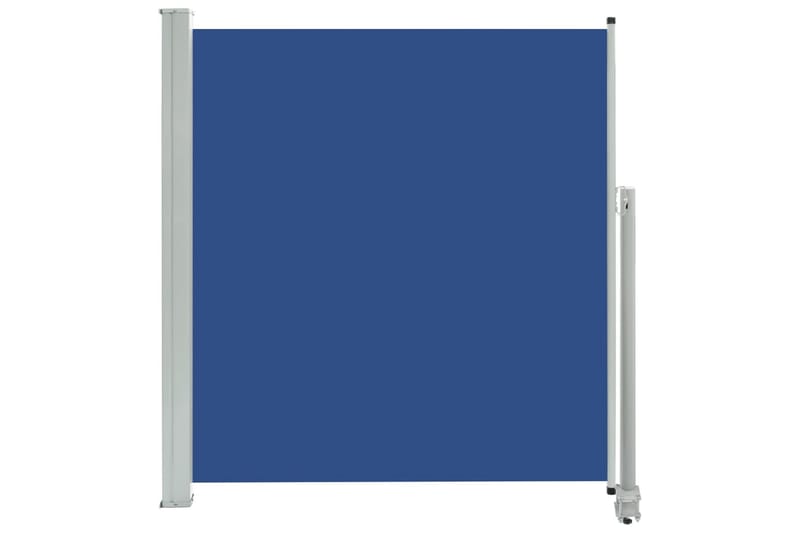 sammenrullelig sidemarkise til terrassen 140 x 300 cm blå - Blå - Havemøbler - Solafskærmning - Markiser - Balkonmarkise