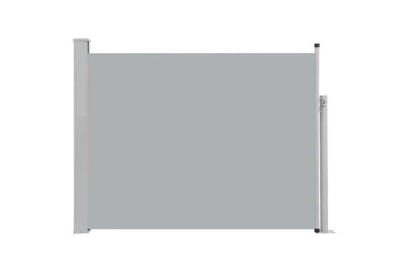sammenrullelig sidemarkise til terrassen 140 x 500 cm grå - Grå - Havemøbler - Solafskærmning - Markiser - Balkonmarkise