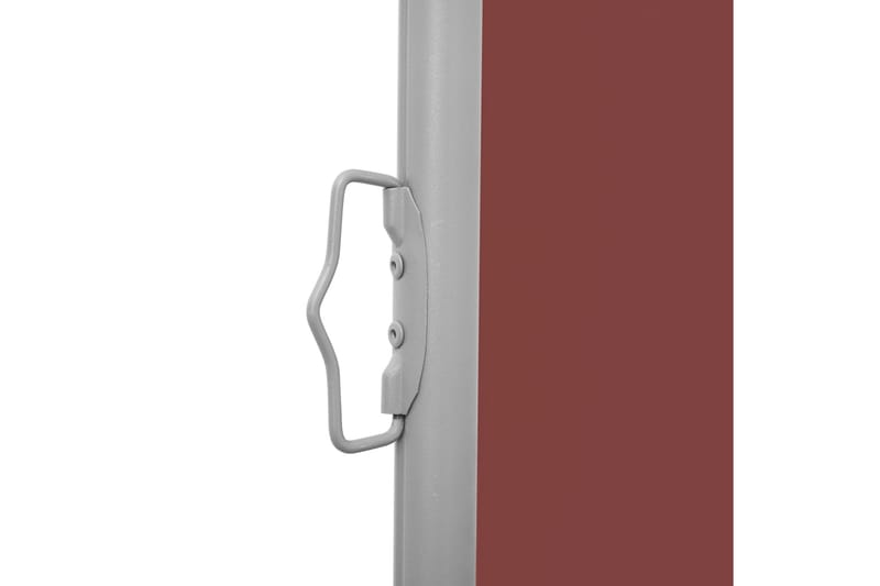 Sammenrullelig Sidemarkise Til Terrassen 140x1200 cm Brun - Brun - Havemøbler - Solafskærmning - Markiser - Balkonmarkise