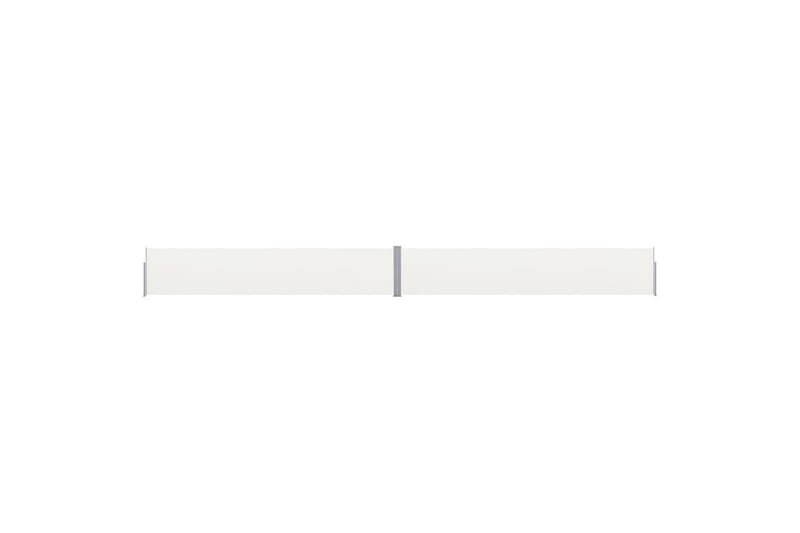 sammenrullelig sidemarkise til terrassen 140x1200 cm creme - Creme - Havemøbler - Solafskærmning - Markiser - Balkonmarkise