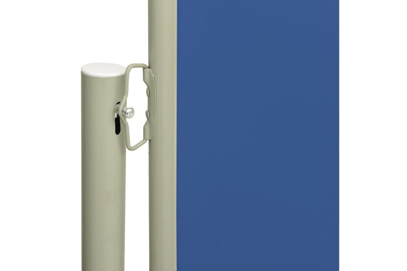 sammenrullelig sidemarkise til terrassen 140x300 cm blå - Blå - Balkonmarkise - Markiser - Sidemarkise - Altanafskærmning