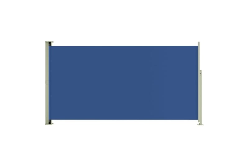 sammenrullelig sidemarkise til terrassen 160 x 300 cm blå - Blå - Havemøbler - Solafskærmning - Markiser - Balkonmarkise