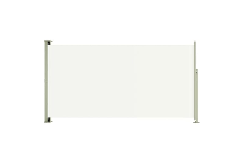 sammenrullelig sidemarkise til terrassen 160x300 cm cremefar - Creme - Havemøbler - Solafskærmning - Markiser - Balkonmarkise