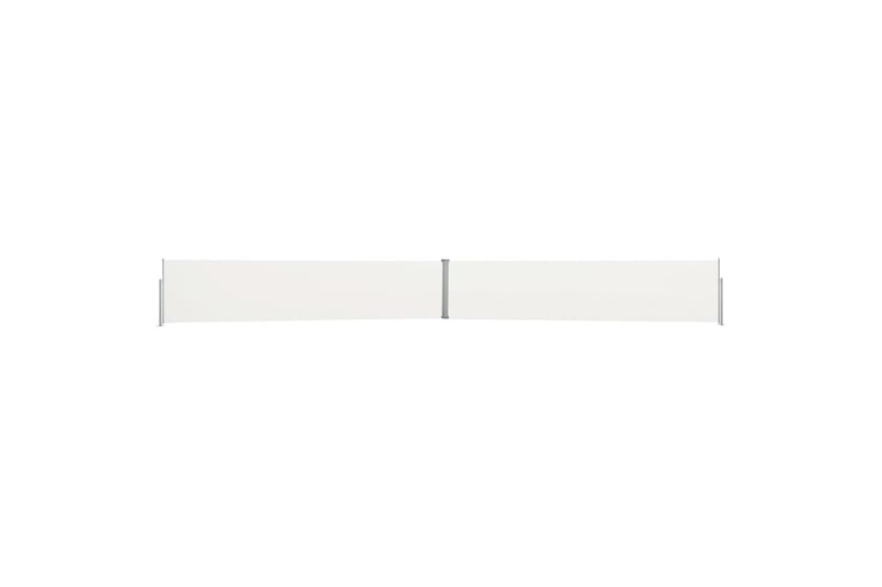 sammenrullelig sidemarkise til terrassen 170x1200 cm creme - Creme - Havemøbler - Solafskærmning - Markiser - Balkonmarkise