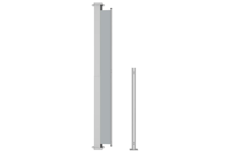 sammenrullelig sidemarkise til terrassen 180x300 cm - Antracit - Havemøbler - Solafskærmning - Markiser - Balkonmarkise