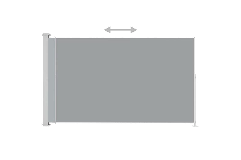 sammenrullelig sidemarkise til terrassen 180x300 cm - Antracit - Havemøbler - Solafskærmning - Markiser - Balkonmarkise