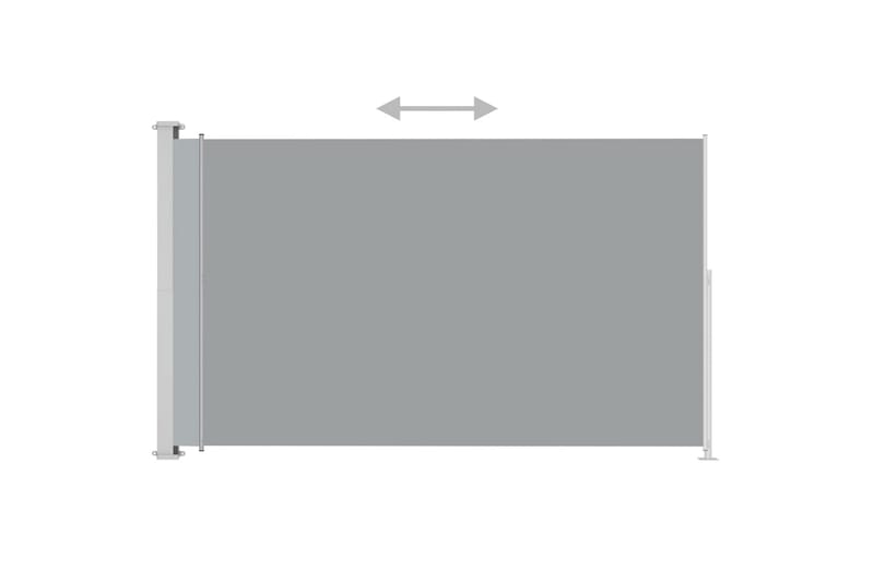 sammenrullelig sidemarkise til terrassen 200x300 cm antracit - Antracit - Havemøbler - Solafskærmning - Markiser - Balkonmarkise