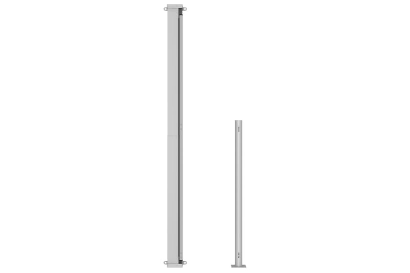 sammenrullelig sidemarkise til terrassen 200x300 cm - Creme - Havemøbler - Solafskærmning - Markiser - Balkonmarkise