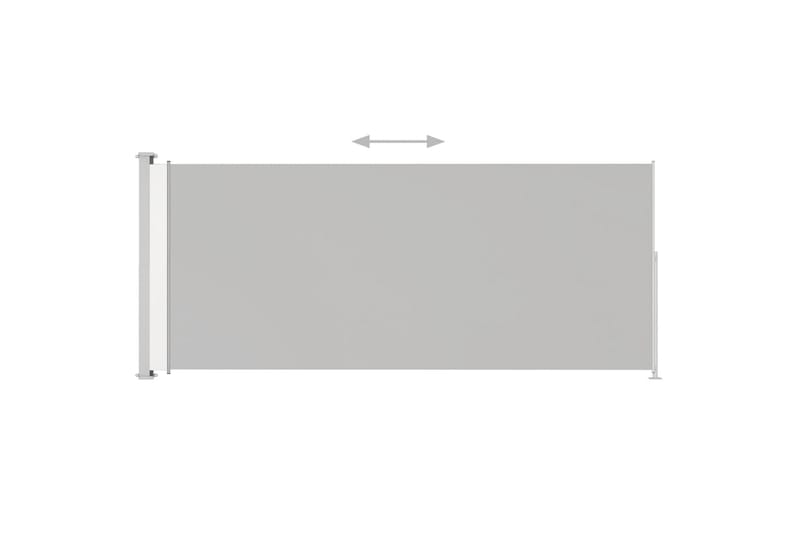 sammenrullelig sidemarkise til terrassen 200x500 cm - Creme - Havemøbler - Solafskærmning - Markiser - Balkonmarkise
