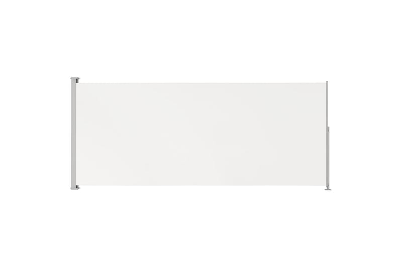sammenrullelig sidemarkise til terrassen 220x500 cm - Creme - Havemøbler - Solafskærmning - Markiser - Balkonmarkise