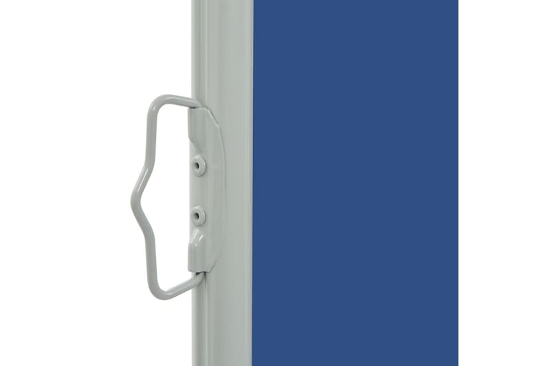 sammenrullelig sidemarkise til terrassen 80 x 300 cm blå - Blå - Balkonmarkise - Markiser - Sidemarkise - Altanafskærmning
