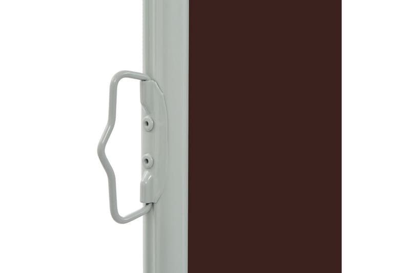 sammenrullelig sidemarkise til terrassen 80 x 300 cm brun - Brun - Havemøbler - Solafskærmning - Markiser - Balkonmarkise