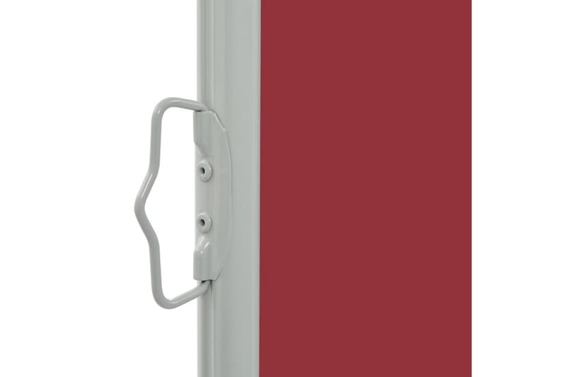 sammenrullelig sidemarkise til terrassen 80 x 300 cm rød - Rød - Havemøbler - Solafskærmning - Markiser - Balkonmarkise