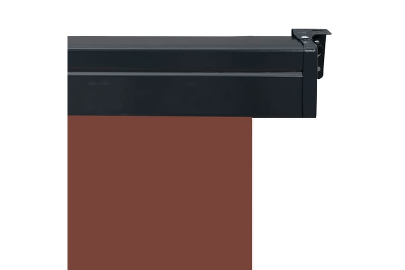 Sidemarkise Til Altan 100x250 cm Brun - Brun - Havemøbler - Solafskærmning - Markiser - Vinduesmarkise