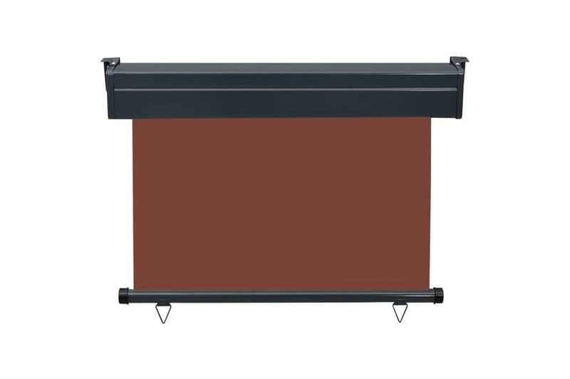 Sidemarkise Til Altan 100x250 cm Brun - Brun - Havemøbler - Solafskærmning - Markiser - Vinduesmarkise