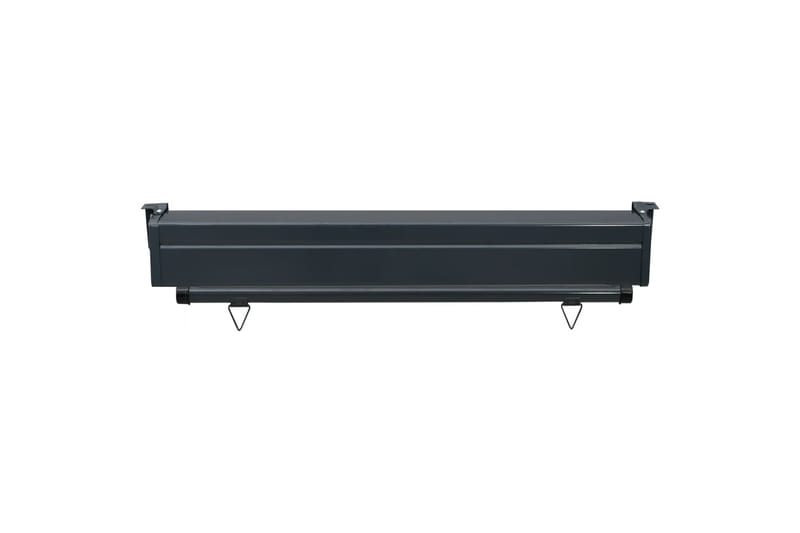 Sidemarkise Til Altan 100x250 cm Sort - Sort - Havemøbler - Solafskærmning - Markiser - Vinduesmarkise