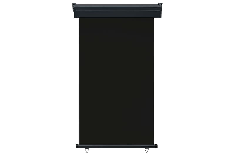 Sidemarkise Til Altan 100x250 cm Sort - Sort - Havemøbler - Solafskærmning - Markiser - Vinduesmarkise