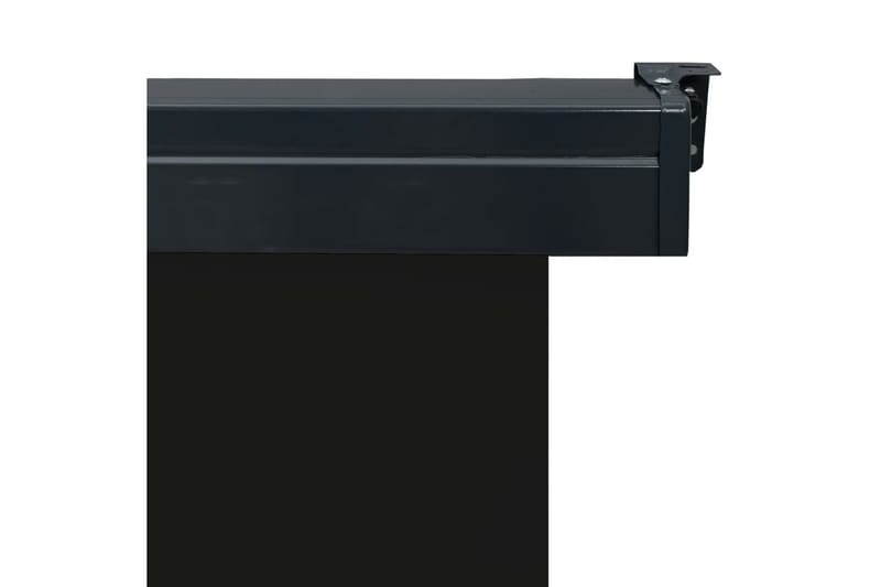 Sidemarkise Til Altan 140x250 cm Sort - Sort - Havemøbler - Solafskærmning - Markiser - Vinduesmarkise
