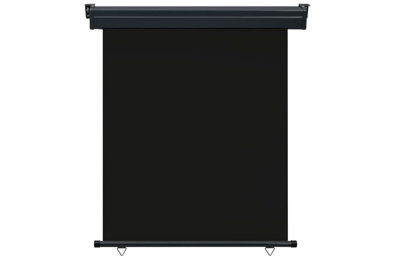 Sidemarkise Til Altan 140x250 cm Sort - Sort - Havemøbler - Solafskærmning - Markiser - Vinduesmarkise