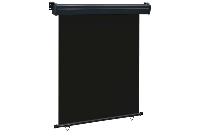 Sidemarkise Til Altan 140x250 cm Sort - Sort - Havemøbler - Solafskærmning - Markiser - Vinduesmarkise