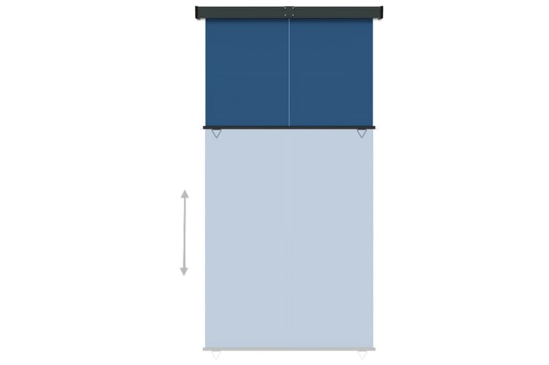 sidemarkise til altan 160x250 cm blå - Blå - Vinduesmarkise - Markiser