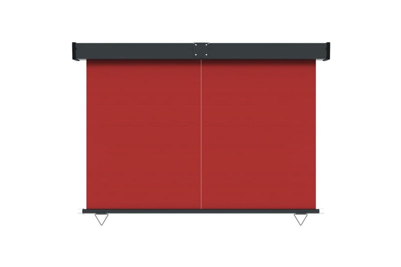 sidemarkise til altan 160x250 cm rød - Rød - Vinduesmarkise - Markiser