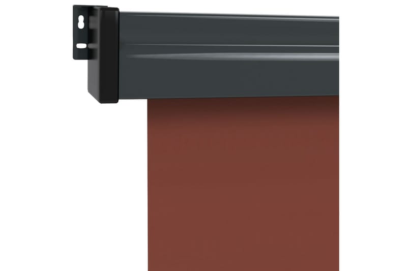 sidemarkise til altan 170x250 cm brun - Brun - Balkonmarkise - Markiser - Sidemarkise - Altanafskærmning