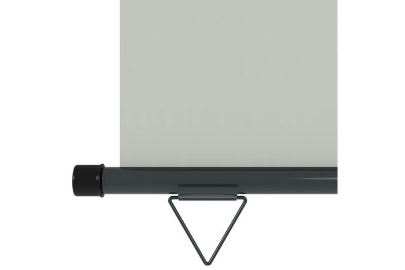 sidemarkise til altan 170x250 cm grå - Grå - Balkonmarkise - Markiser - Sidemarkise - Altanafskærmning