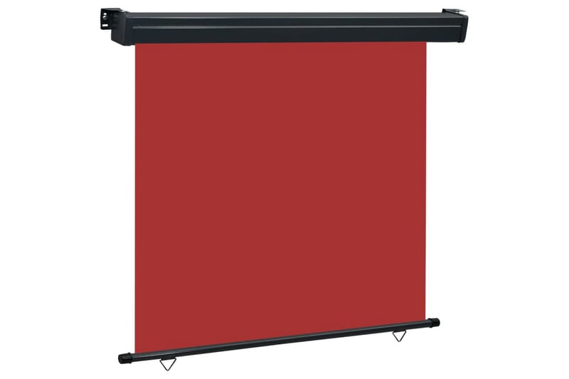 Sidemarkise Til Altan 170x250 cm Rød - Rød - Havemøbler - Solafskærmning - Markiser - Vinduesmarkise