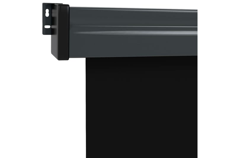 sidemarkise til altan 170x250 cm sort - Sort - Balkonmarkise - Markiser - Sidemarkise - Altanafskærmning