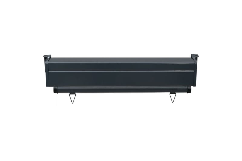 Sidemarkise Til Altan 80x250 cm Sort - Sort - Havemøbler - Solafskærmning - Markiser - Balkonmarkise