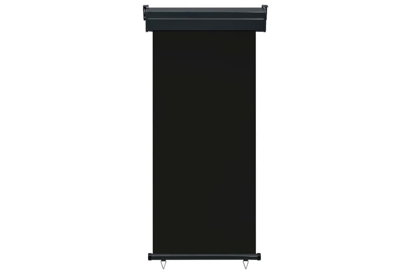Sidemarkise Til Altan 80x250 cm Sort - Sort - Havemøbler - Solafskærmning - Markiser - Balkonmarkise