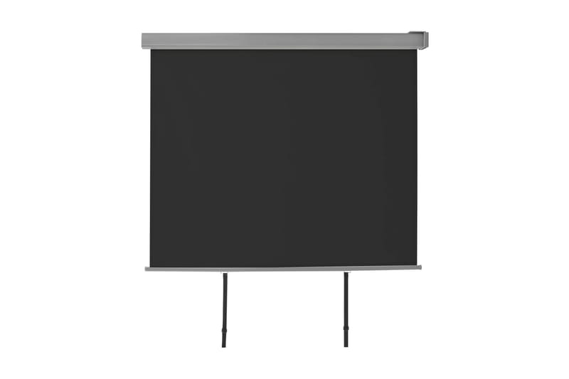 sidemarkise til altan multifunktionel 150 x 200 cm sort - Sort - Balkonmarkise - Markiser - Sidemarkise - Altanafskærmning