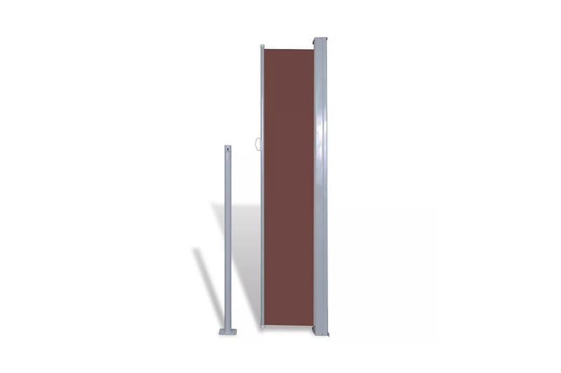 Sidemarkise Til Terrasse 160 X 300 Cm Brun - Brun - Havemøbler - Solafskærmning - Markiser - Balkonmarkise