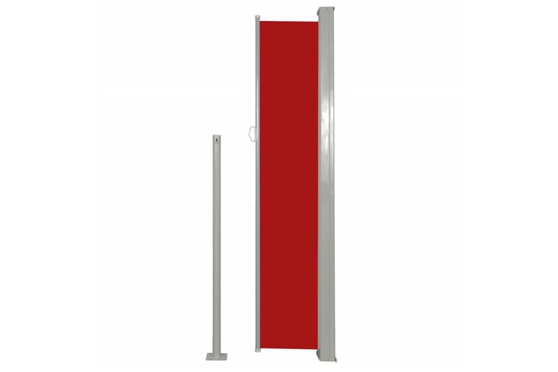 Sidemarkise Til Terrasse 160 X 300 Cm Rød - Rød - Havemøbler - Solafskærmning - Markiser - Balkonmarkise