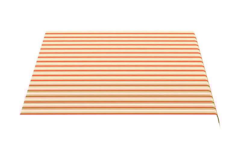 udskiftningsdug til markise 3,5x2,5 m gul og orange - Havemøbler - Solafskærmning - Markiser
