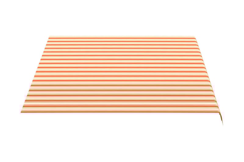 udskiftningsdug til markise 4x3 m gul og orange - Havemøbler - Solafskærmning - Markiser