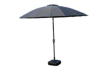 BALI Parasol Ø2,7 m - Grå - Havemøbler - Solafskærmning - Parasoller - Baliparasol