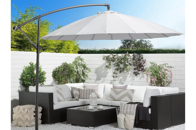 Calabria Ii Parasol 235 cm - Grå - Havemøbler - Solafskærmning - Parasoller