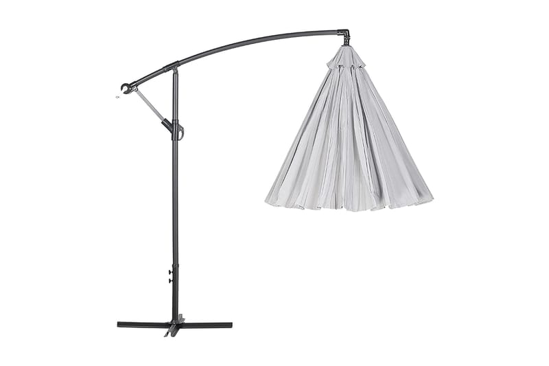 Calabria Ii Parasol 235 cm - Grå - Havemøbler - Solafskærmning - Parasoller