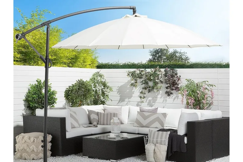 Calabria Ii Parasol 235 cm - Beige - Havemøbler - Solafskærmning - Parasoller