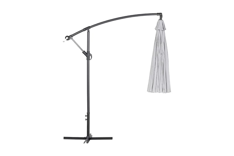 Calabria Ii Parasol 235 cm - Grå - Havemøbler - Solafskærmning - Parasoller