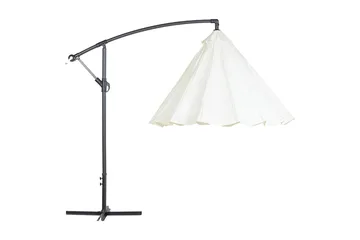 Calabria Ii Parasol 235 cm - Beige - Havemøbler - Solafskærmning - Parasoller - Hængeparasol