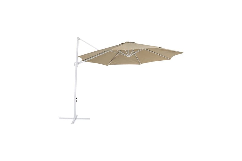 Calimera Hængende parasol 295 cm, Beige/Hvid